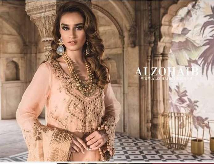 TENA DURRANI EMBROIDERED CHIFFON